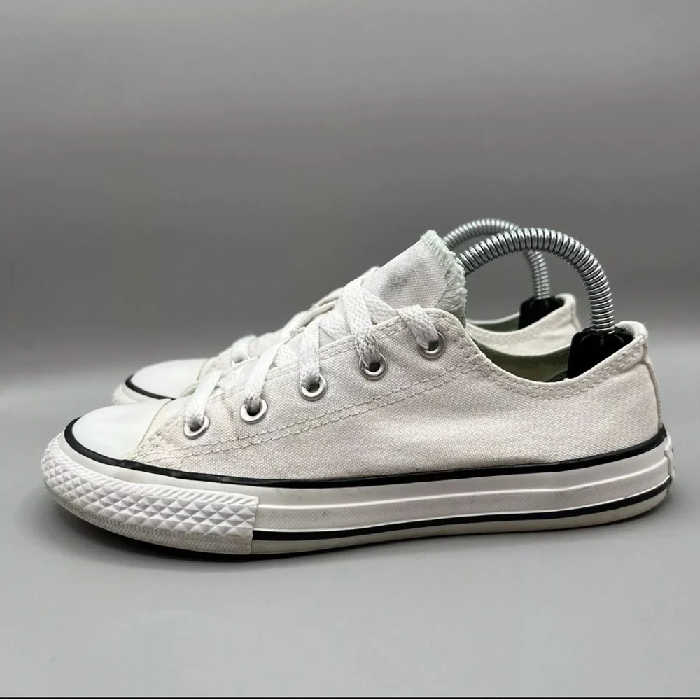 Converse Chuck Taylor All Star Youth 2 Double Tongue Blue White Sneakers 658556F